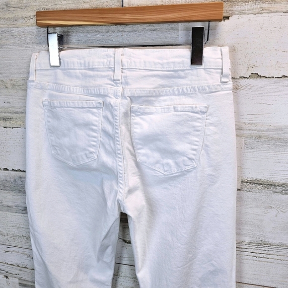 Judy Blue Cher Boho Bell Bottom White Jeans 31 Stretchy Spring Summer Comfort - Picture 11 of 15